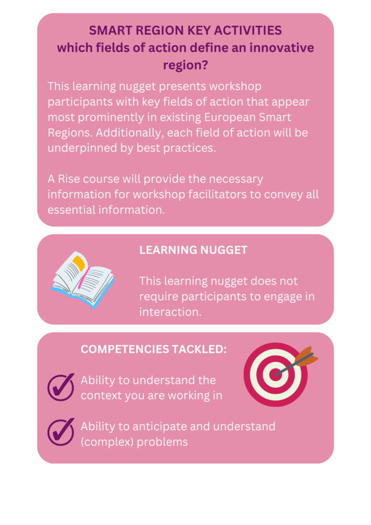 3. Smart Region Key Activities